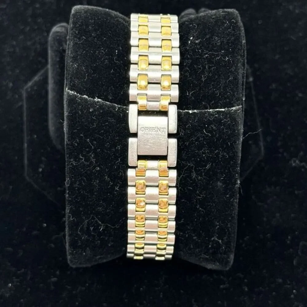 Vintage Orient Chandor 22K Electroplated‎ Quartz Analog Dress Watch New Battery